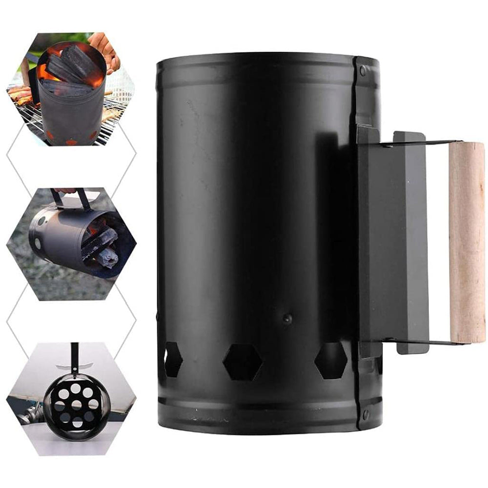 Coolaroo Fire Starter Bucket BBQ Charcoal Chimney Starter